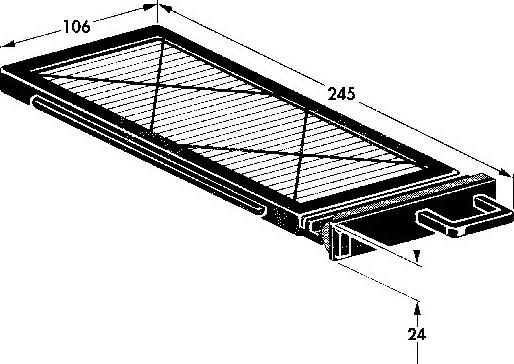 Webasto 82D0325049A - Filtre, air de l'habitacle cwaw.fr