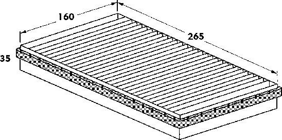 Webasto 82D0325044A - Filtre, air de l'habitacle cwaw.fr