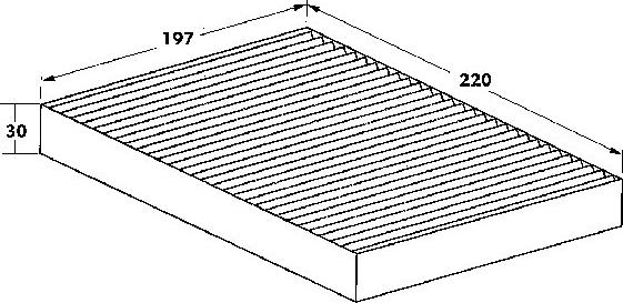 Webasto 82D0325059A - Filtre, air de l'habitacle cwaw.fr