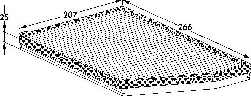 Webasto 82D0325053A - Filtre, air de l'habitacle cwaw.fr