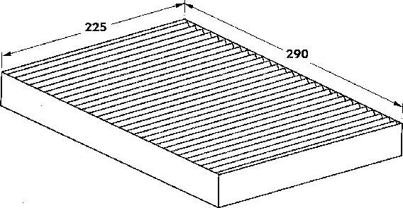 Webasto 82D0325017A - Filtre, air de l'habitacle cwaw.fr