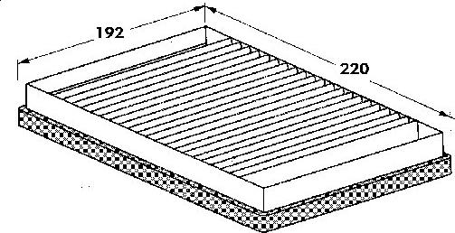 Webasto 82D0325032A - Filtre, air de l'habitacle cwaw.fr