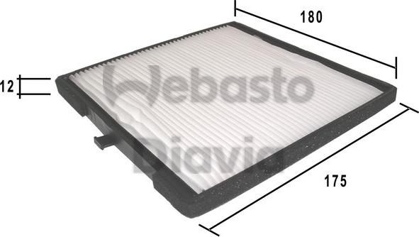 Webasto 82D0325182A - Filtre, air de l'habitacle cwaw.fr