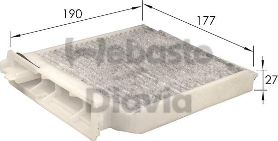 Webasto 82D0325178CA - Filtre, air de l'habitacle cwaw.fr