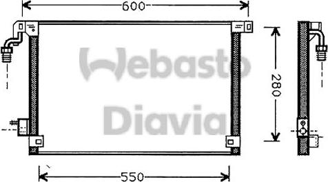 Webasto 82D0225412A - Condensateur, climatisation cwaw.fr