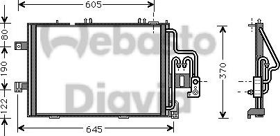 Webasto 82D0225477A - Condensateur, climatisation cwaw.fr