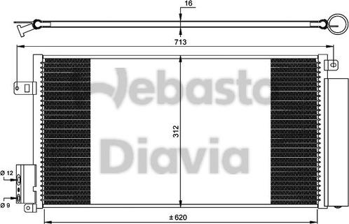 Webasto 82D0225551A - Condensateur, climatisation cwaw.fr