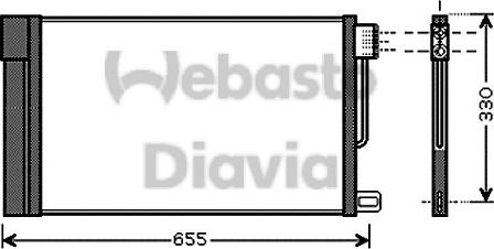 Webasto 82D0225552A - Condensateur, climatisation cwaw.fr