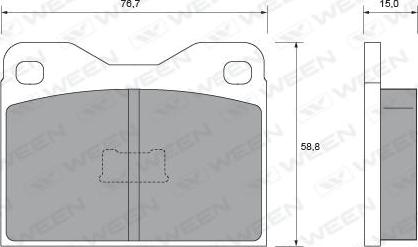 Valeo 168216 - Kit de plaquettes de frein, frein à disque cwaw.fr