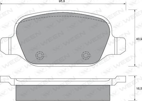 Lemförder 26548 - Kit de plaquettes de frein, frein à disque cwaw.fr