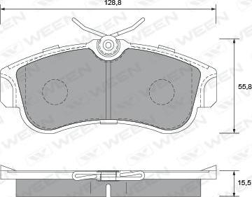 Valeo 597185 - Kit de plaquettes de frein, frein à disque cwaw.fr