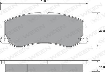 BOSCH 0986TB2683 - Kit de plaquettes de frein, frein à disque cwaw.fr