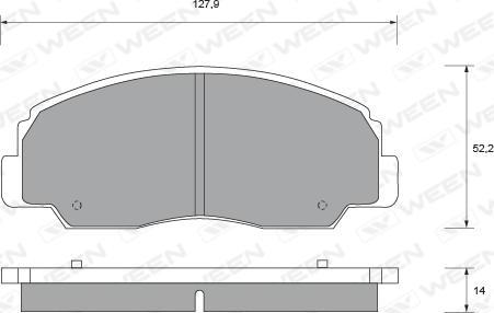 Valeo 670685 - Kit de plaquettes de frein, frein à disque cwaw.fr