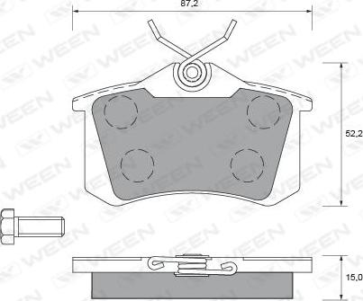 Valeo 671180 - Kit de plaquettes de frein, frein à disque cwaw.fr