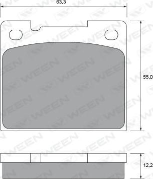 Valeo 670338 - Kit de plaquettes de frein, frein à disque cwaw.fr