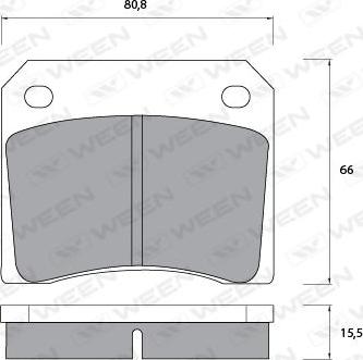 Valeo 597041 - Kit de plaquettes de frein, frein à disque cwaw.fr