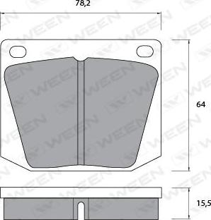 Spidan 0.080227 - Kit de plaquettes de frein, frein à disque cwaw.fr