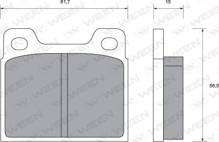 Textar 20173 145 0 4 - Kit de plaquettes de frein, frein à disque cwaw.fr