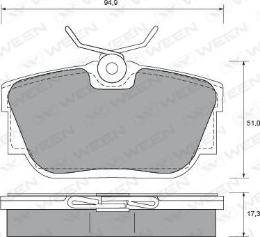 Mintex MDB1952 - Kit de plaquettes de frein, frein à disque cwaw.fr