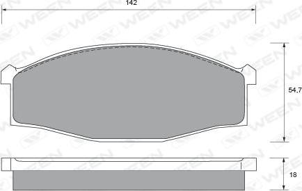 Spidan 32176 - Kit de plaquettes de frein, frein à disque cwaw.fr