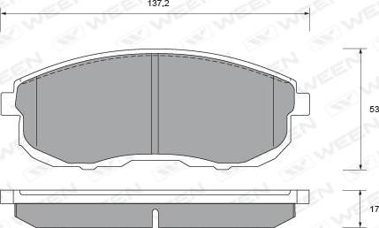 BENDIX DB1232 - Kit de plaquettes de frein, frein à disque cwaw.fr