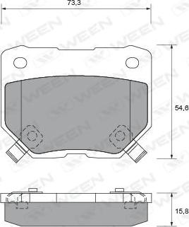 HELLA 8DB 355 009-901 - Kit de plaquettes de frein, frein à disque cwaw.fr