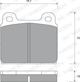 KRAFT AUTOMOTIVE 6001040 - Kit de plaquettes de frein, frein à disque cwaw.fr