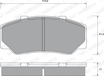 Spidan 0.081014 - Kit de plaquettes de frein, frein à disque cwaw.fr