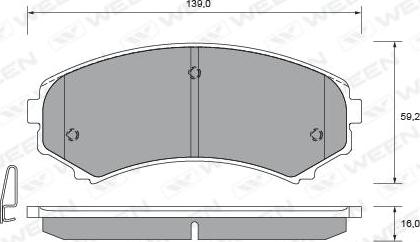 Magneti Marelli 363916061049 - Kit de plaquettes de frein, frein à disque cwaw.fr