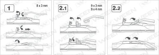 Ween 100-5016 - Balai d'essuie-glace cwaw.fr