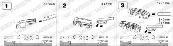 Ween 102-2416 - Balai d'essuie-glace cwaw.fr