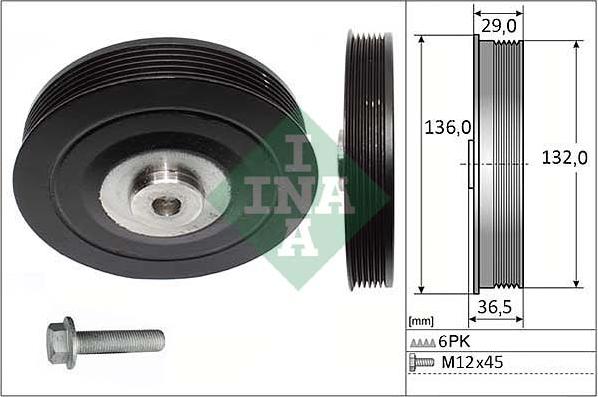 Wilmink Group WG1966384 - Poulie, vilebrequin cwaw.fr