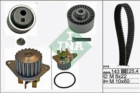 Wilmink Group WG1484454 - Pompe à eau + kit de courroie de distribution cwaw.fr