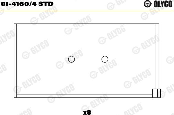 Wilmink Group WG1094287 - Kit de coussinets de bielle cwaw.fr