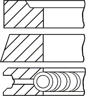 Wilmink Group WG1186751 - Jeu de segments de pistons cwaw.fr