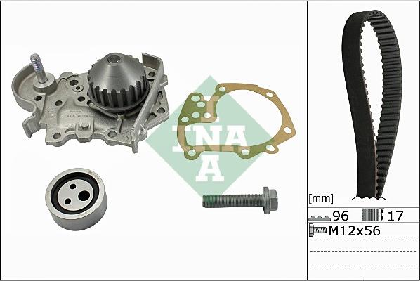 Wilmink Group WG1251411 - Pompe à eau + kit de courroie de distribution cwaw.fr