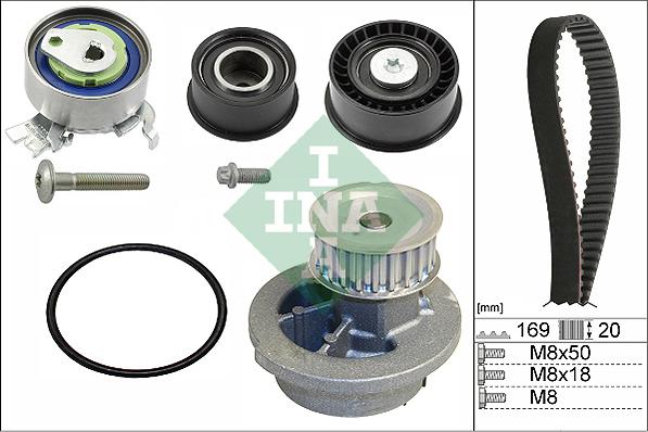 Wilmink Group WG1251224 - Pompe à eau + kit de courroie de distribution cwaw.fr