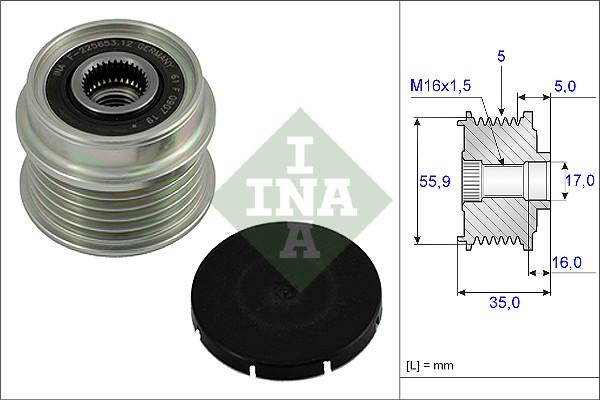 Wilmink Group WG1253587 - Poulie, alternateur cwaw.fr