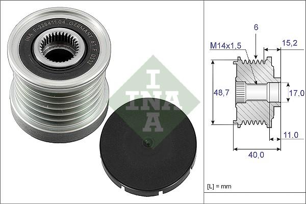 Wilmink Group WG1253619 - Poulie, alternateur cwaw.fr