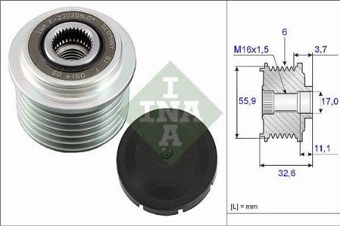 Wilmink Group WG1253613 - Poulie, alternateur cwaw.fr