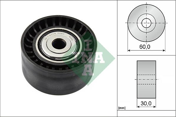 Wilmink Group WG1253047 - Poulie renvoi / transmission, courroie trapézoïdale à nervures cwaw.fr