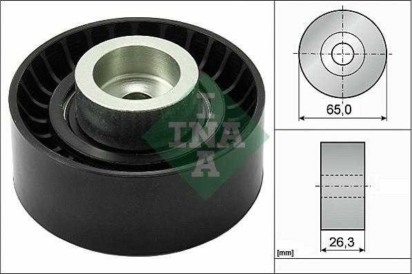 Wilmink Group WG1253009 - Poulie renvoi / transmission, courroie trapézoïdale à nervures cwaw.fr