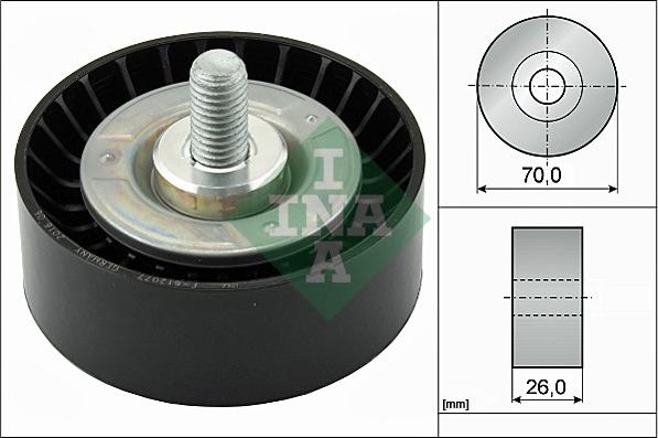 Wilmink Group WG1253014 - Poulie renvoi / transmission, courroie trapézoïdale à nervures cwaw.fr