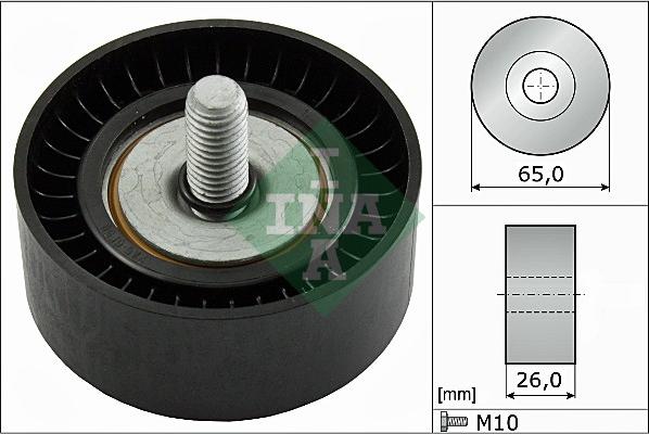 Wilmink Group WG1253018 - Poulie renvoi / transmission, courroie trapézoïdale à nervures cwaw.fr