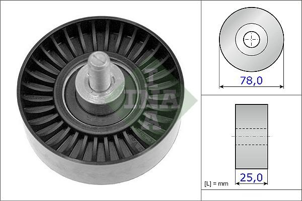 Wilmink Group WG1253142 - Poulie renvoi / transmission, courroie trapézoïdale à nervures cwaw.fr