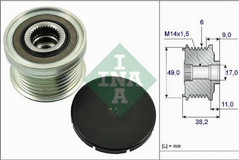 Wilmink Group WG1253827 - Poulie, alternateur cwaw.fr