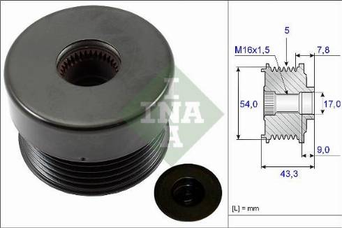 Wilmink Group WG1253746 - Poulie, alternateur cwaw.fr