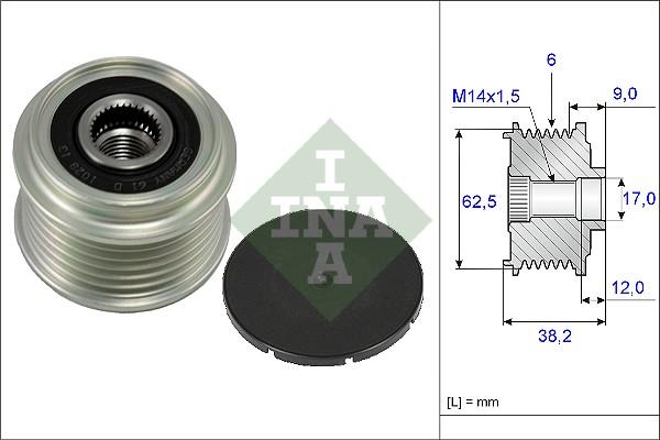 Wilmink Group WG1253789 - Poulie, alternateur cwaw.fr