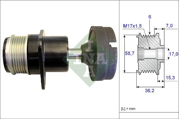 Wilmink Group WG1253731 - Poulie, alternateur cwaw.fr