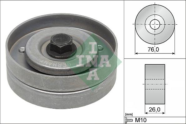 Wilmink Group WG1252947 - Poulie renvoi / transmission, courroie trapézoïdale à nervures cwaw.fr